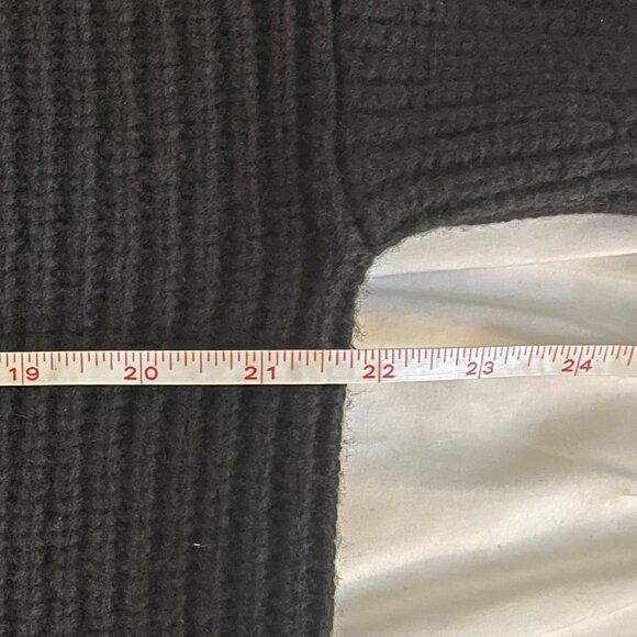 NWOT Everlane Womens Half-Zip Sweater Luxe Merino Small Black - Picture 9 of 12